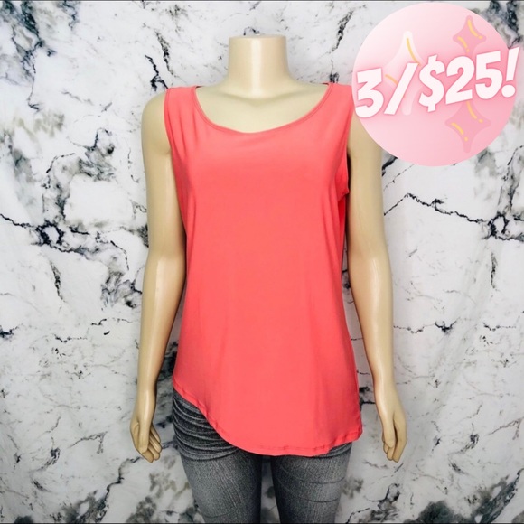 💖3/$25💖 Mr. Max Asymmetrical Sleeveless Top Pink